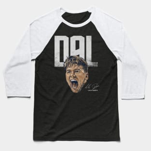 Luka Doncic Dallas Portrait City Abbreviation Baseball T-Shirt